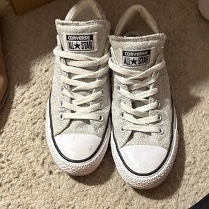 Converse Light Gray All Star Sneakers